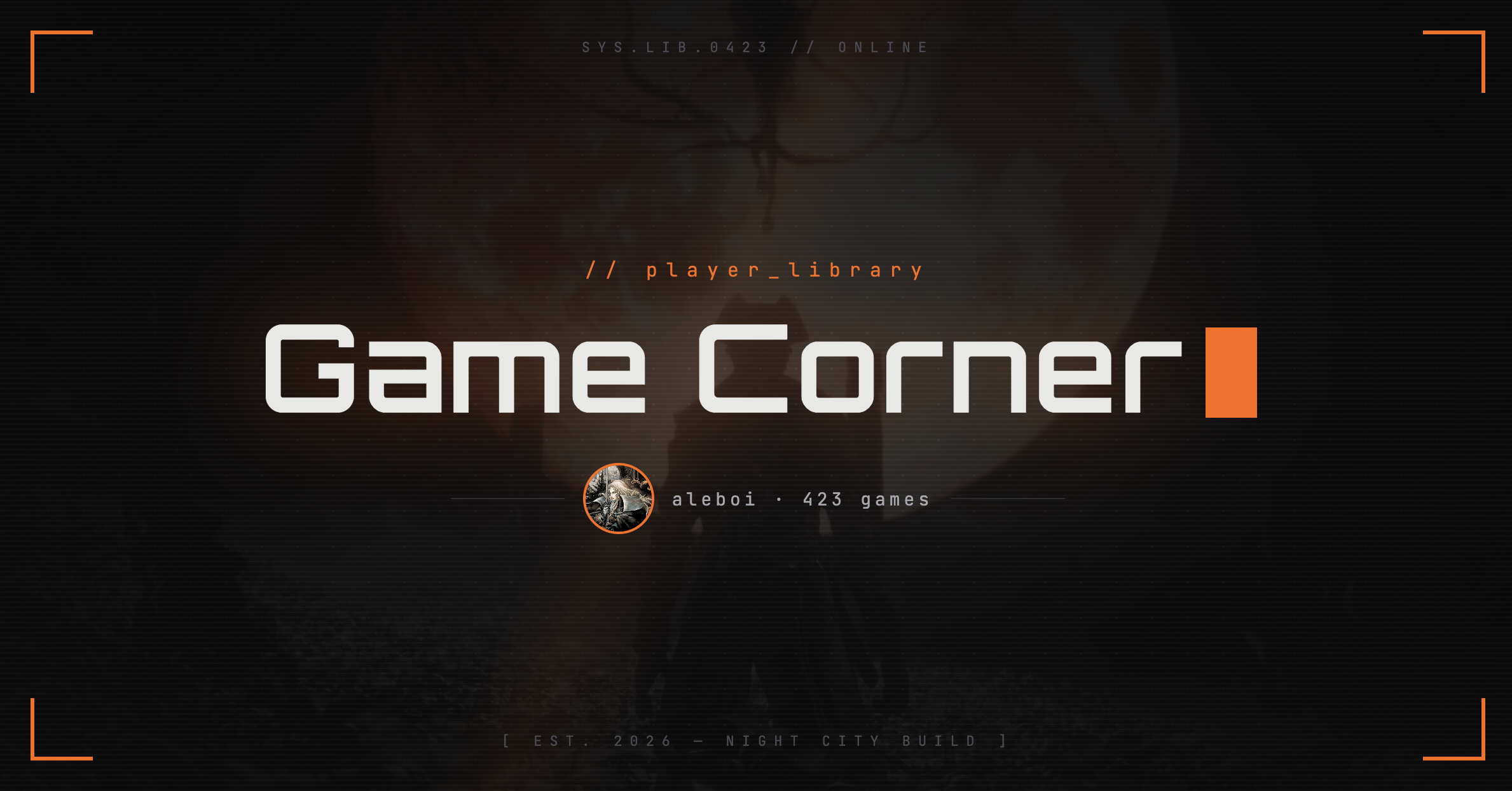 Aleboi's Game Corner